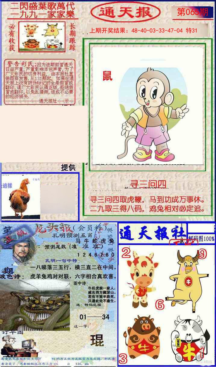 2025065期实力通天报