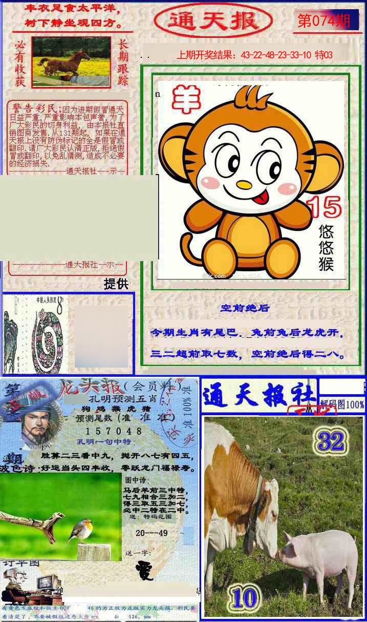 2025074期实力通天报