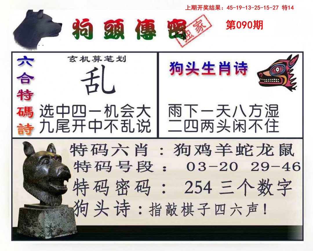 2025090期狗头传密