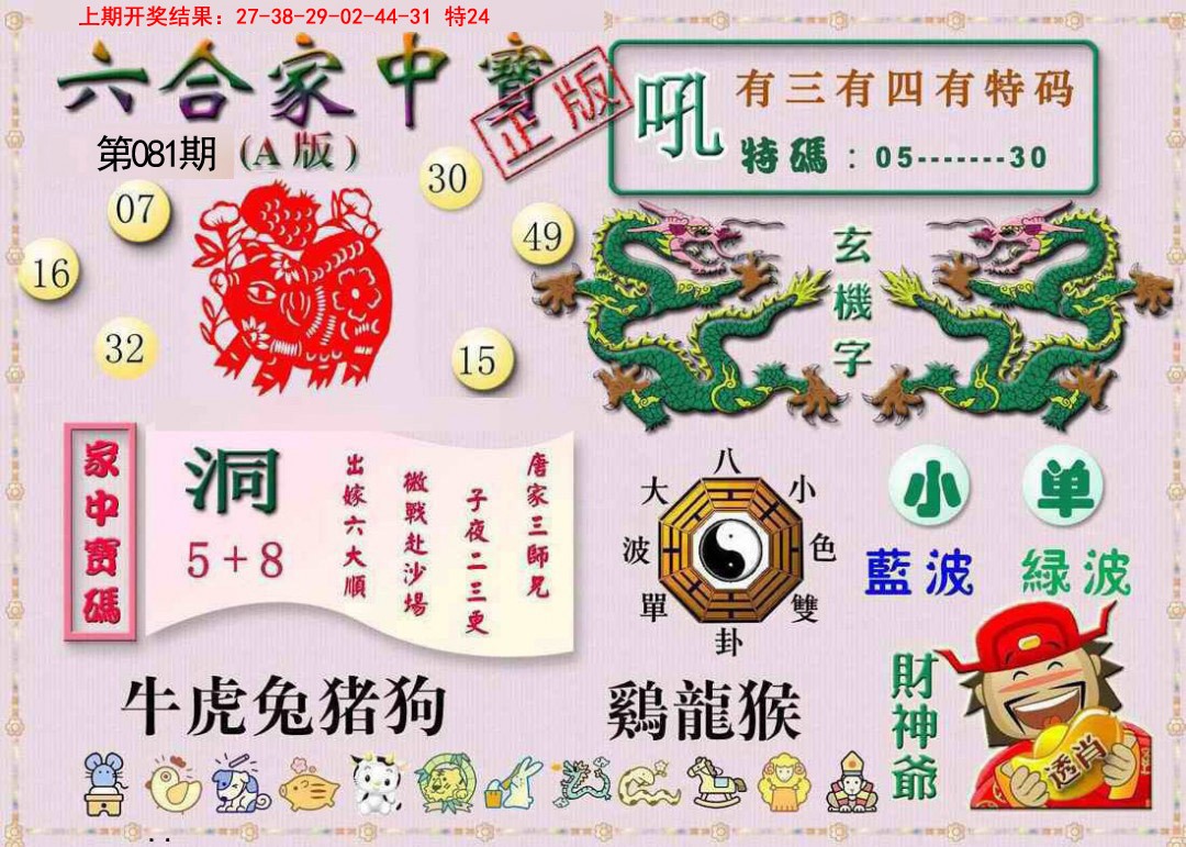 2025081期六合家中宝A