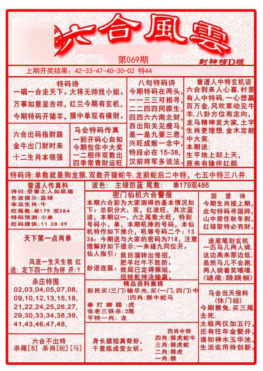 2025069期六合风云A