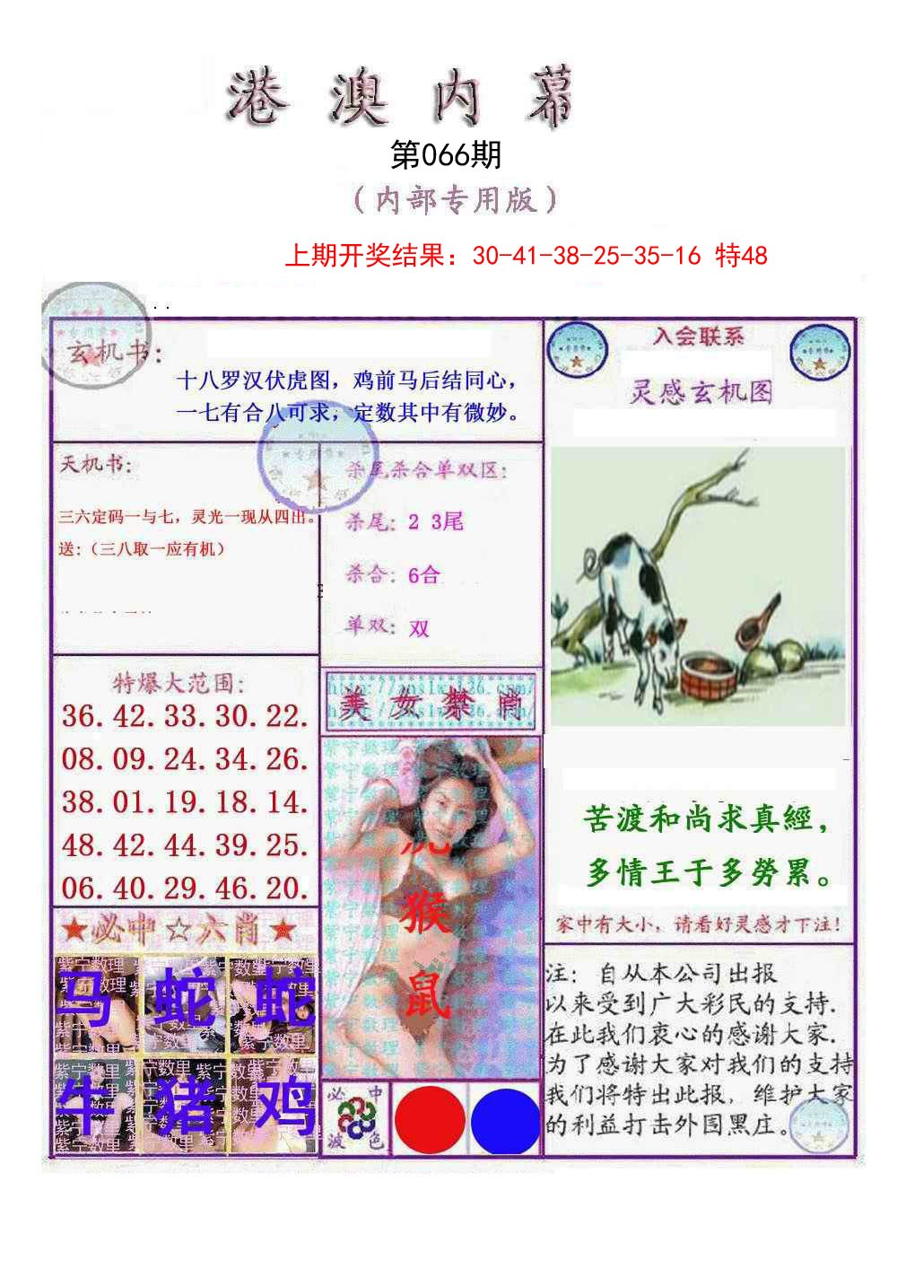 2025066期港澳内幕报