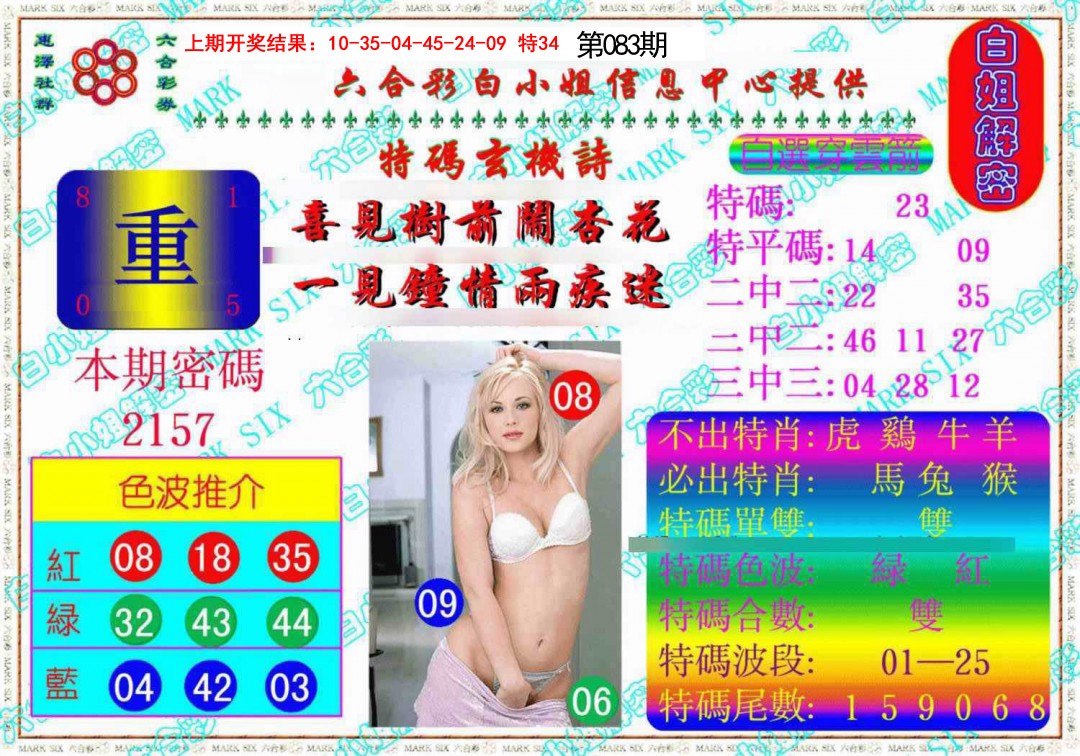2025083期白姐解密《另版》