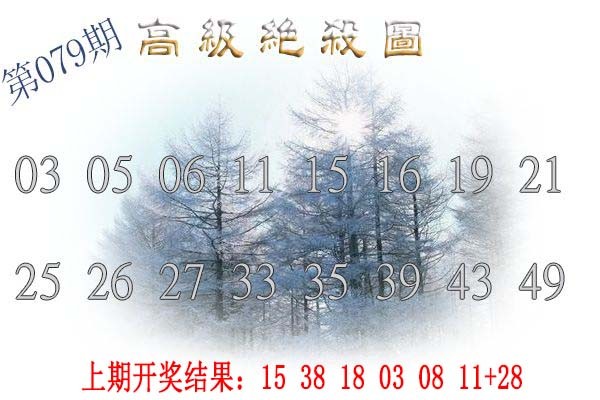 2025079期高级内部绝杀