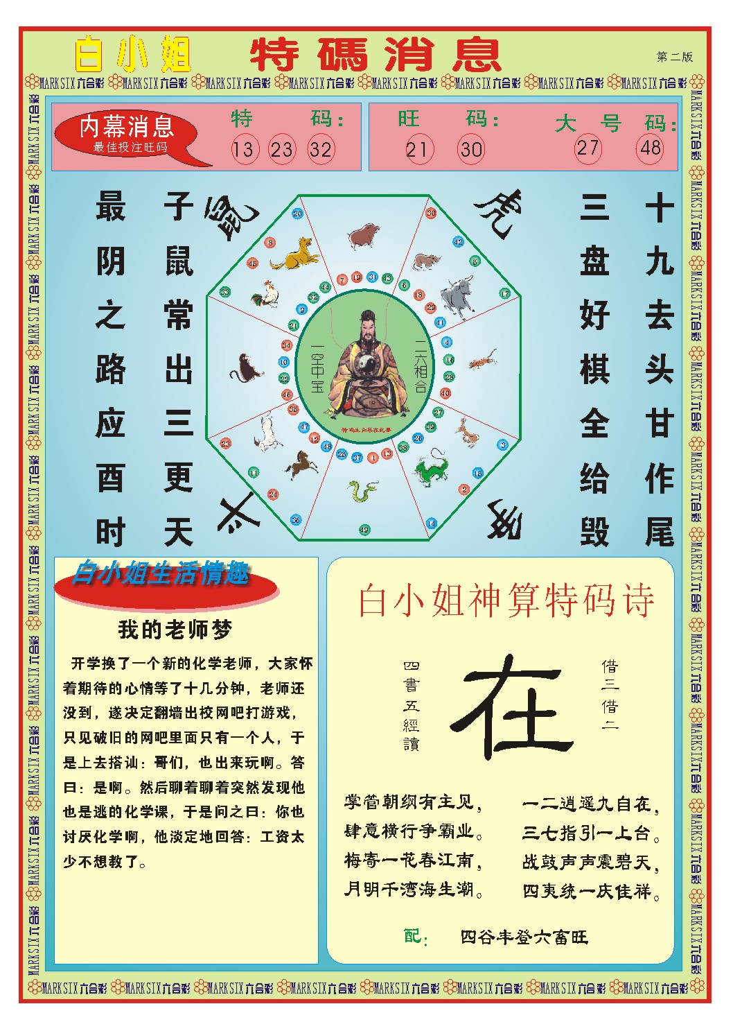 2025081期白小姐特码消息B