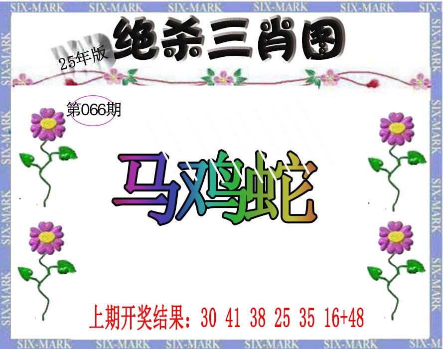 2025066期生财有道杀三肖