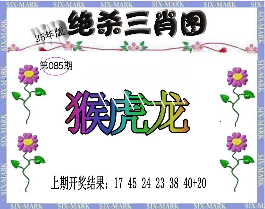 2025085期生财有道杀三肖
