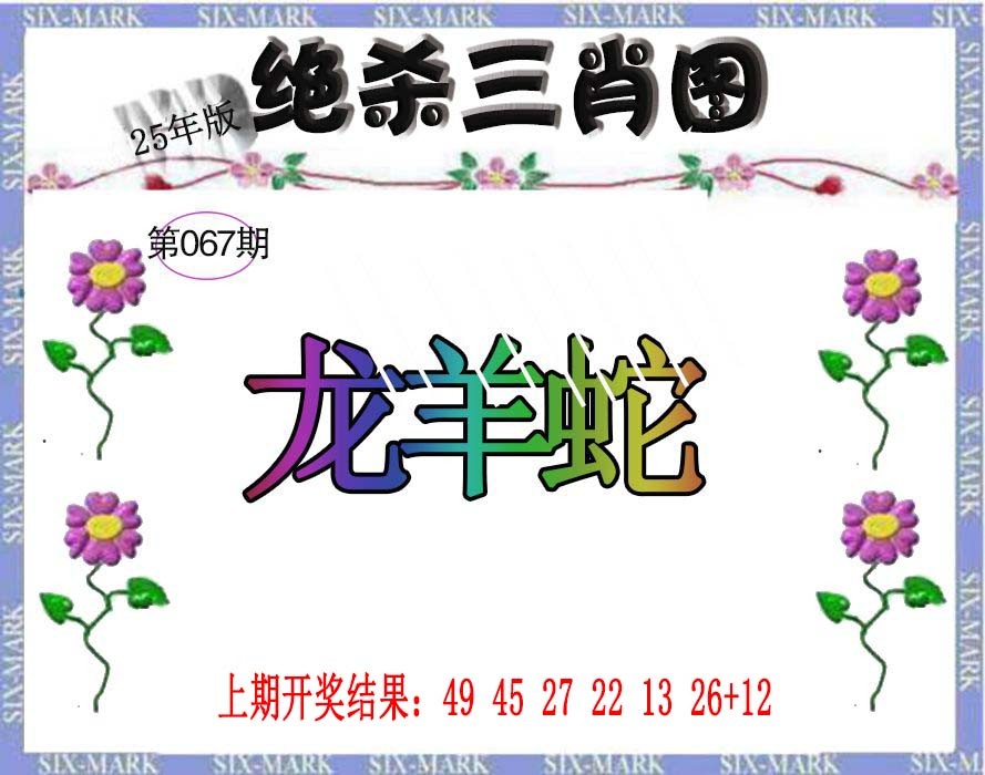 2025067期生财有道杀三肖