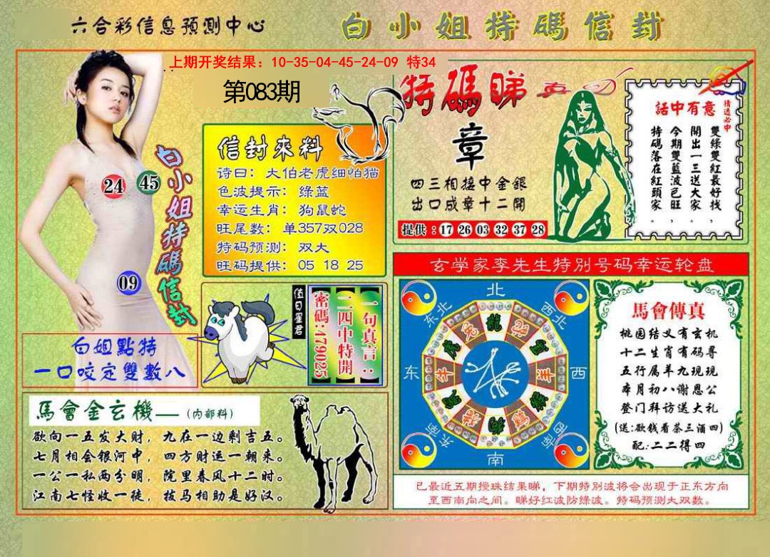 2025083期白小姐特码信封