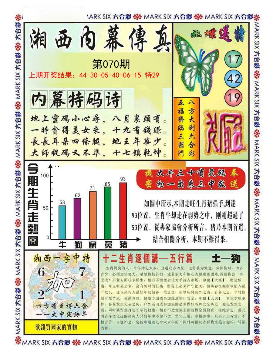 2025070期湘西内幕传真A