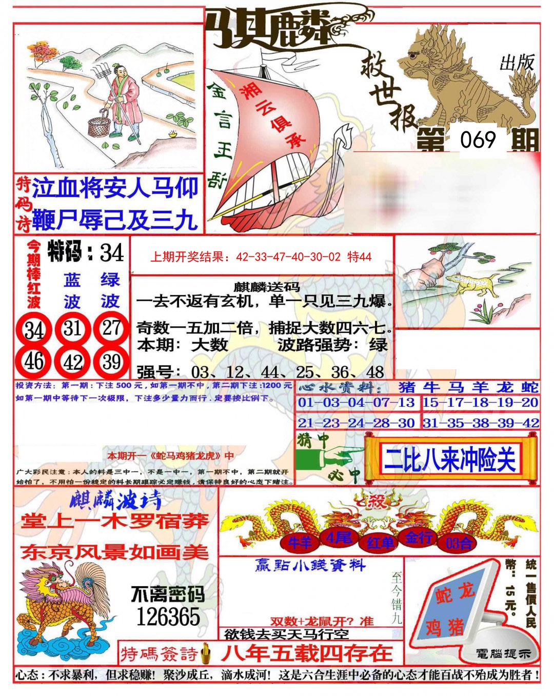 2025069期麒麟救世报(准)