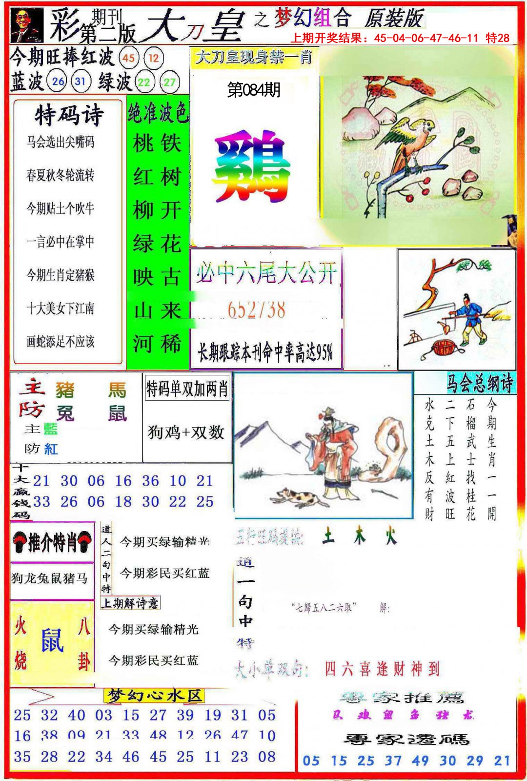 2025084期大刀皇之(梦幻组合)