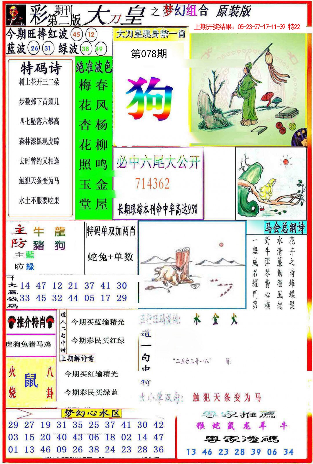 2025078期大刀皇之(梦幻组合)