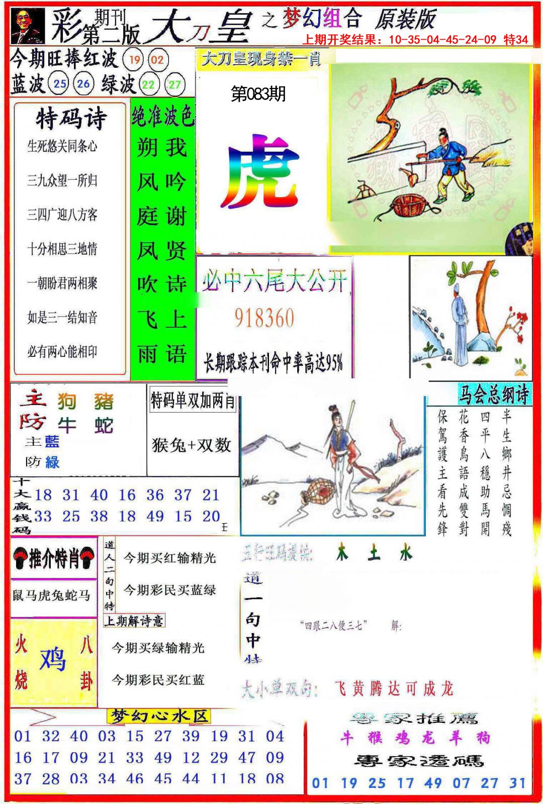2025083期大刀皇之(梦幻组合)