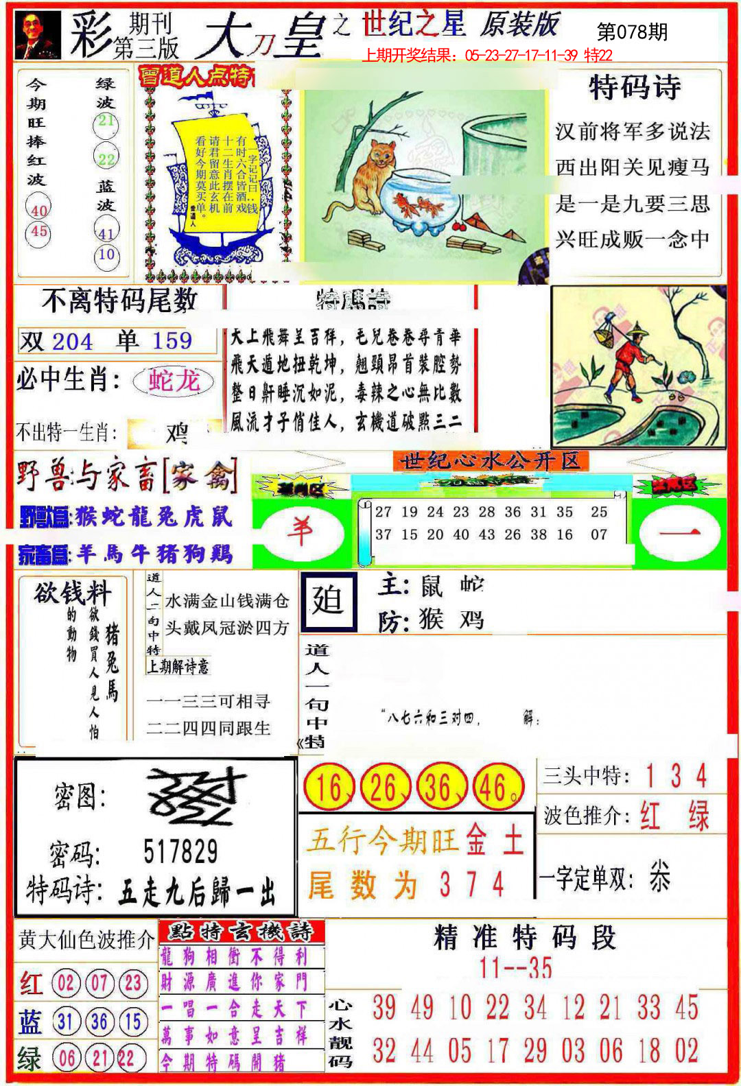 2025078期大刀皇之(世纪之星)