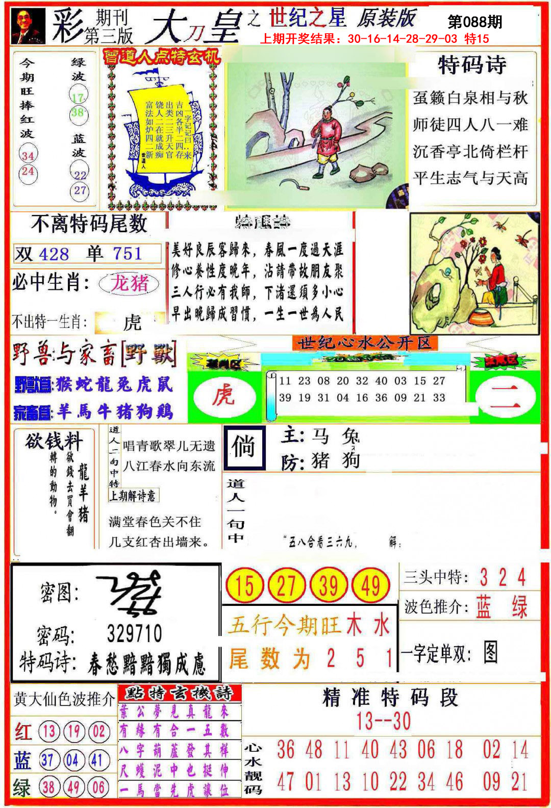 2025088期大刀皇之(世纪之星)