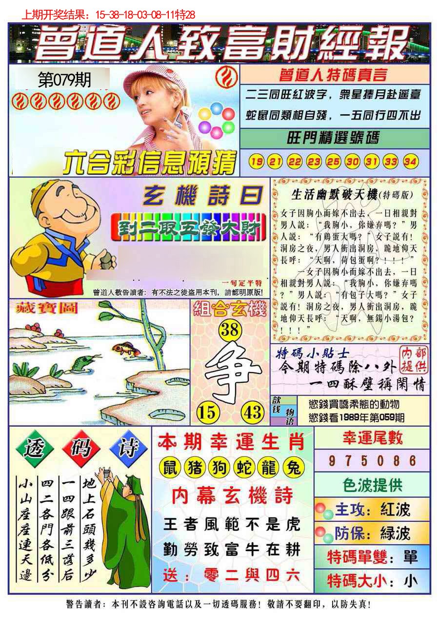 2025079期曾道人致福财经