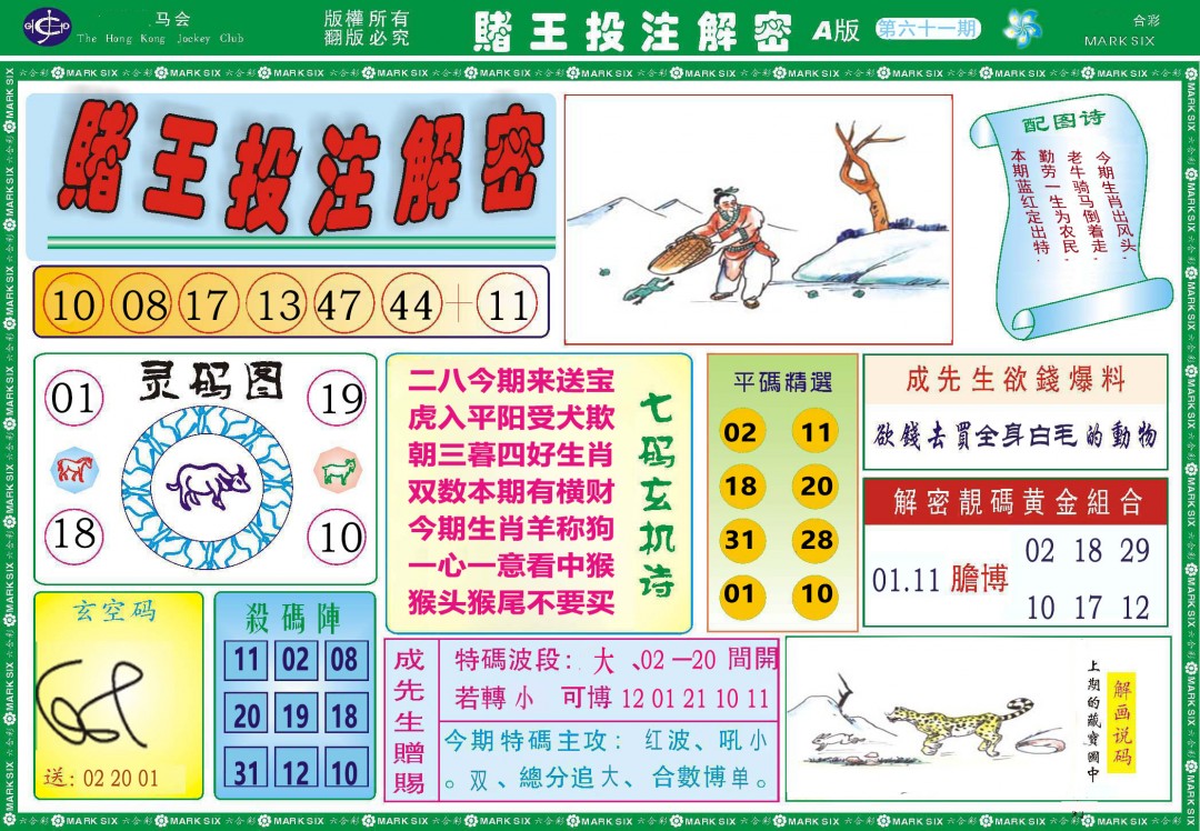 2025061期赌王投注解密