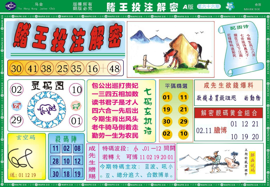 2025066期赌王投注解密