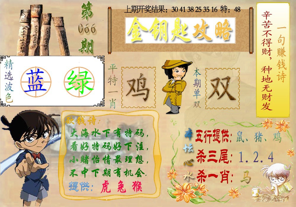 2025066期《金钥匙攻略》
