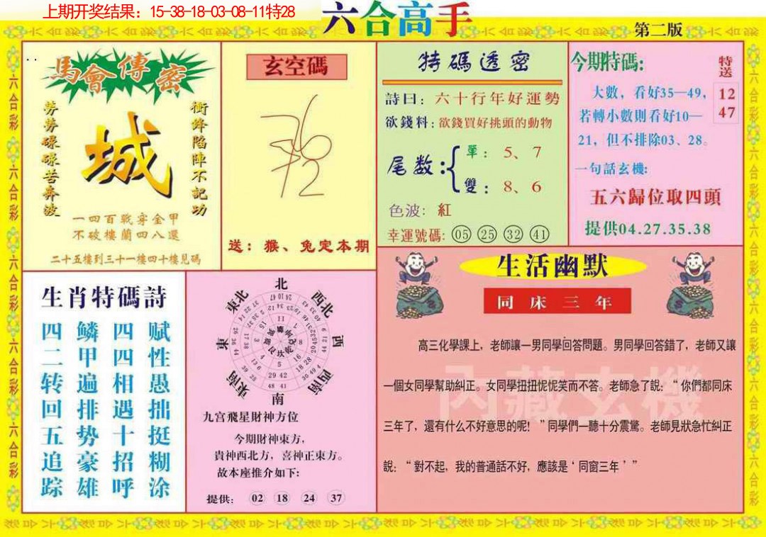 2025079期六合高手B