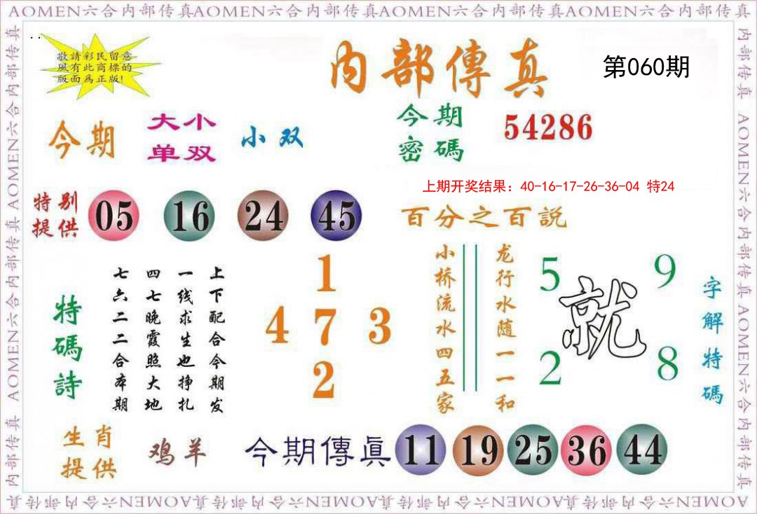 2025060期内部传真