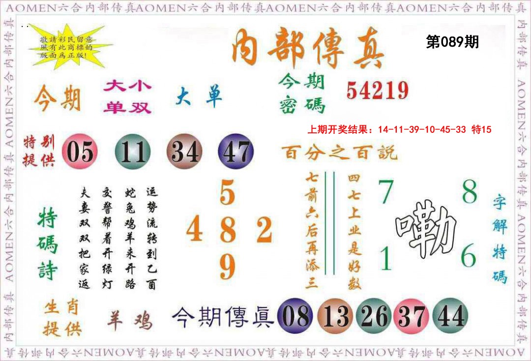 2025089期内部传真
