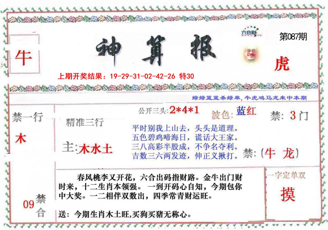 2025087期神算報