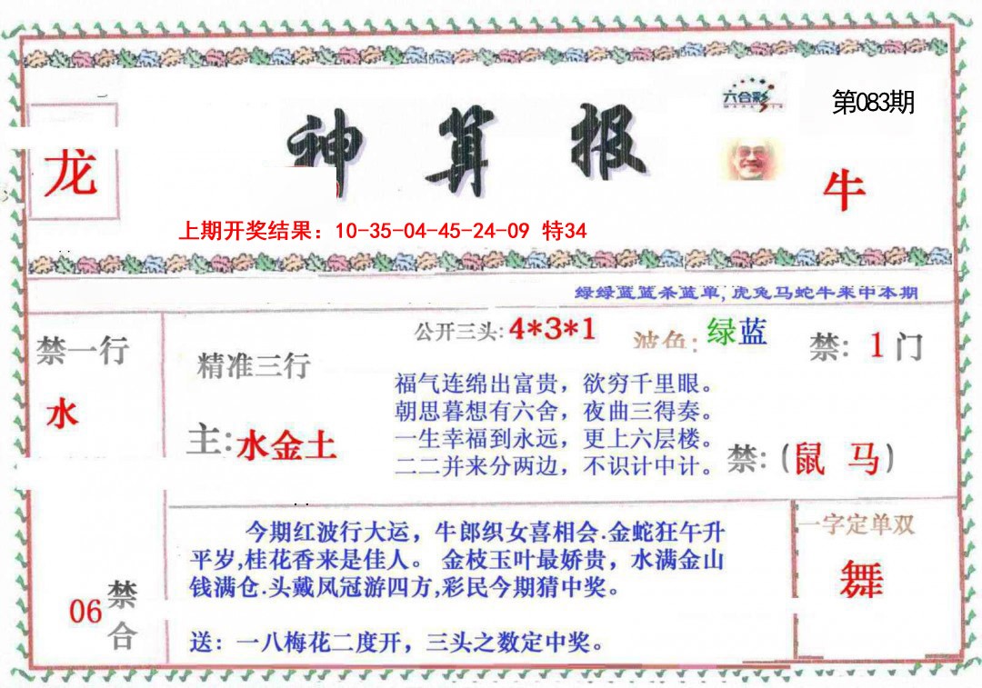 2025083期神算報