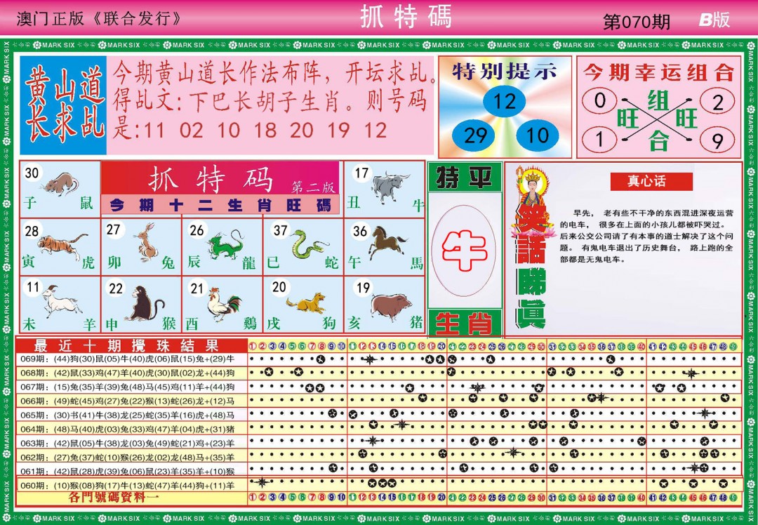 2025070期118抓特码B