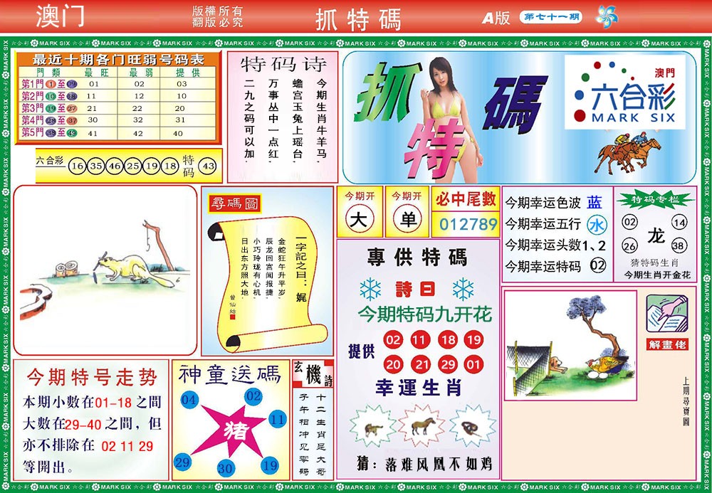 2025071期118抓特码A
