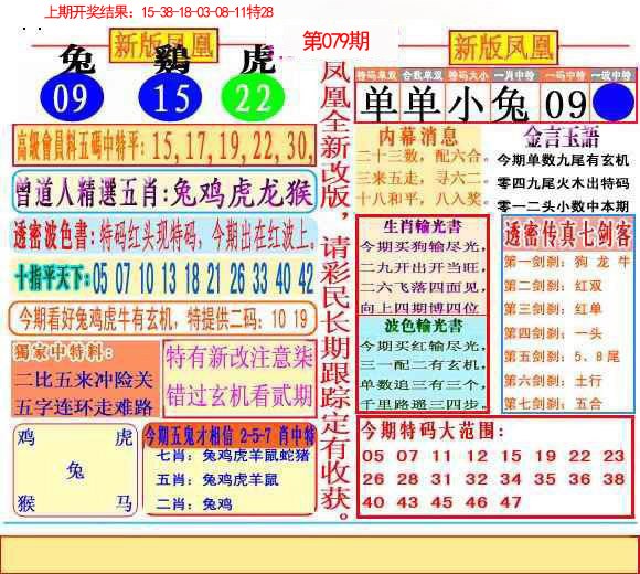 2025079期二代凤凰报