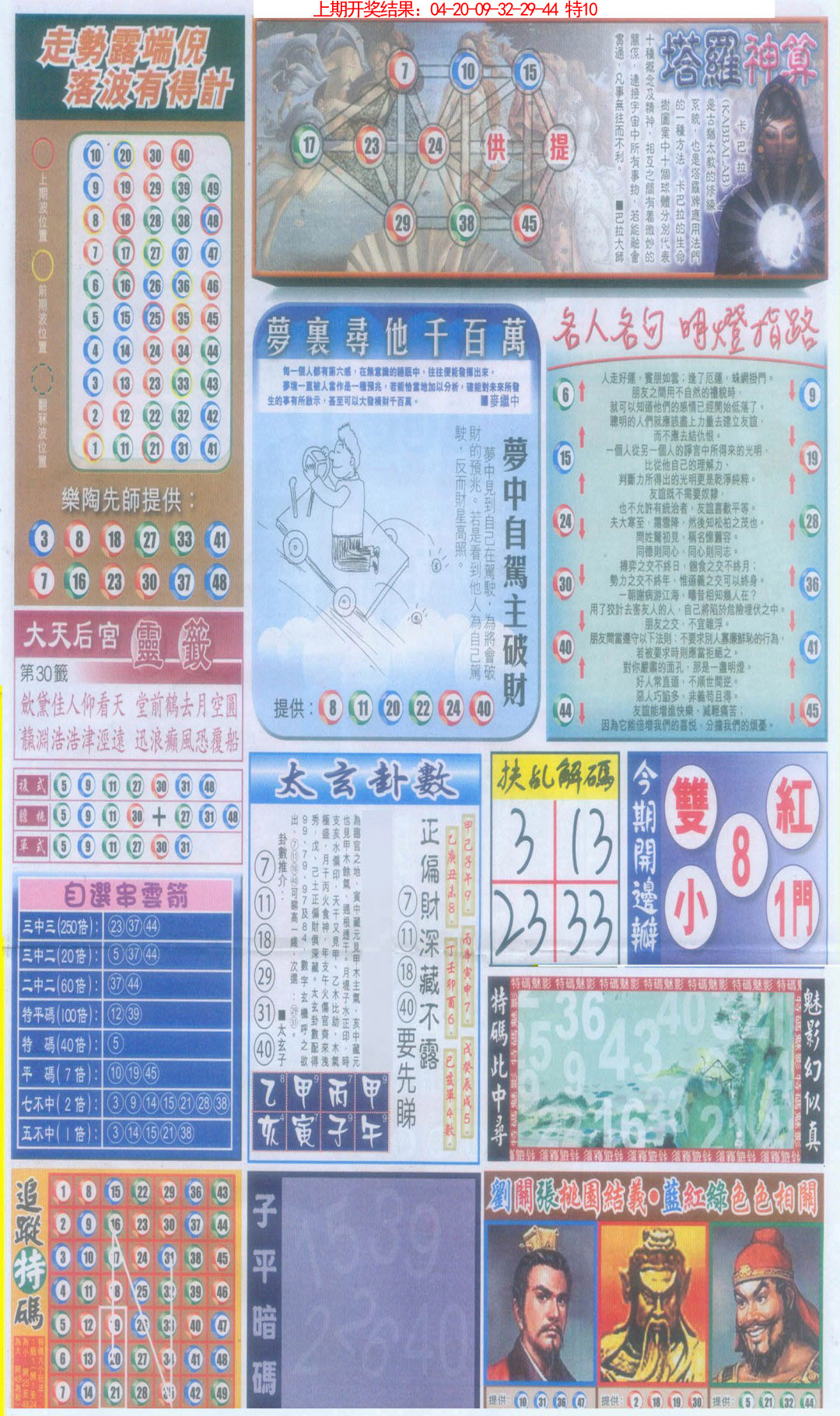2025080期新报跑狗-2(背面)