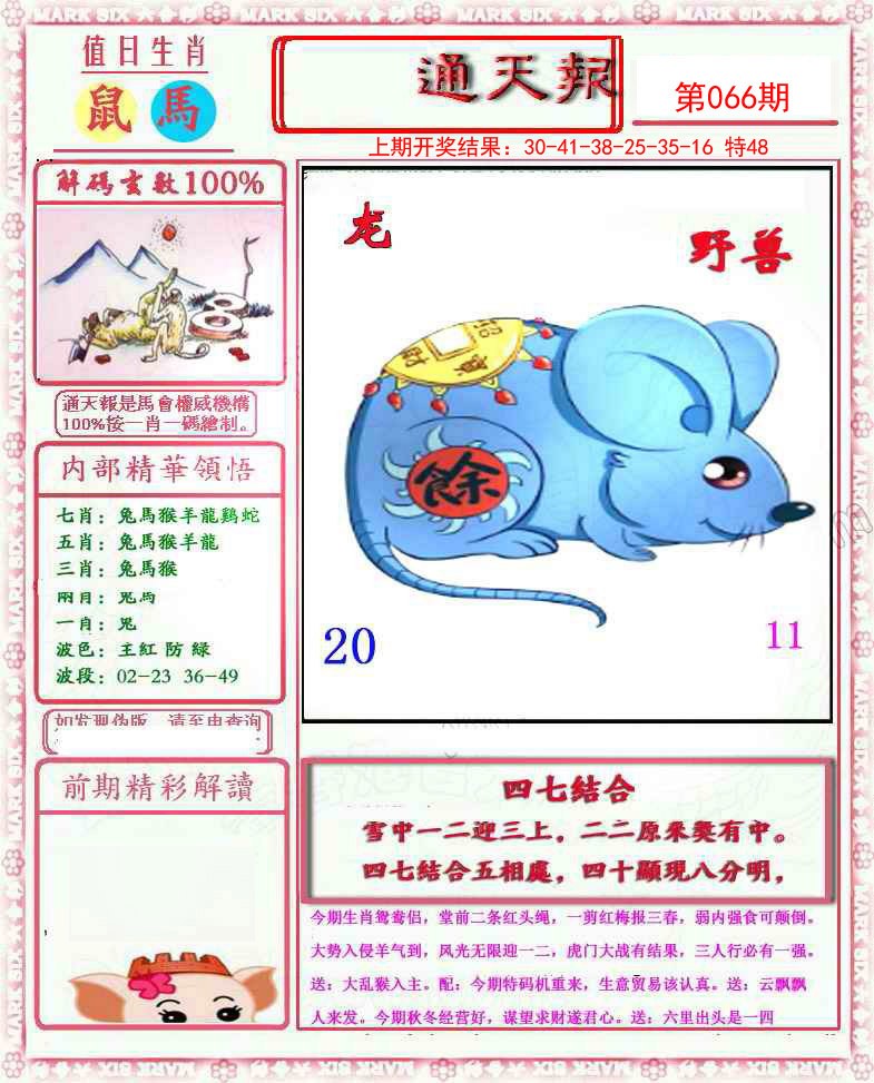 2025066期小喜通天报