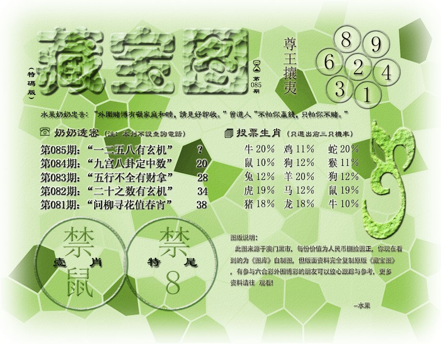 2025085期(水果奶奶藏宝图)最老版