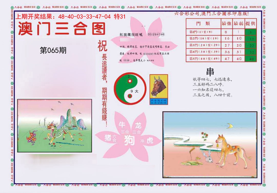 2025065期4-澳门三合