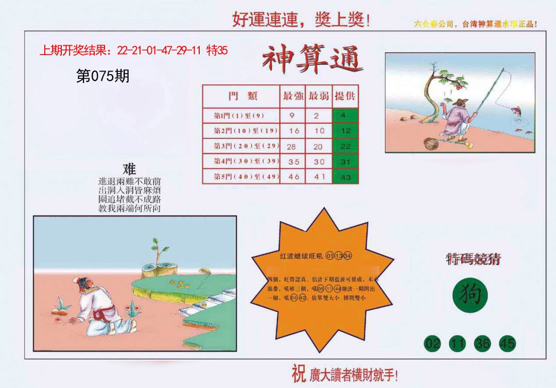 2025075期4-台湾神算