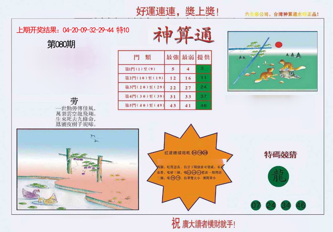 2025080期4-台湾神算