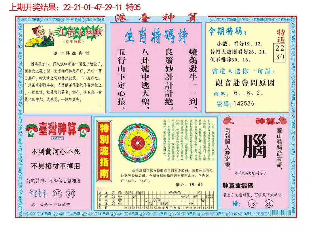 2025075期港台神算B