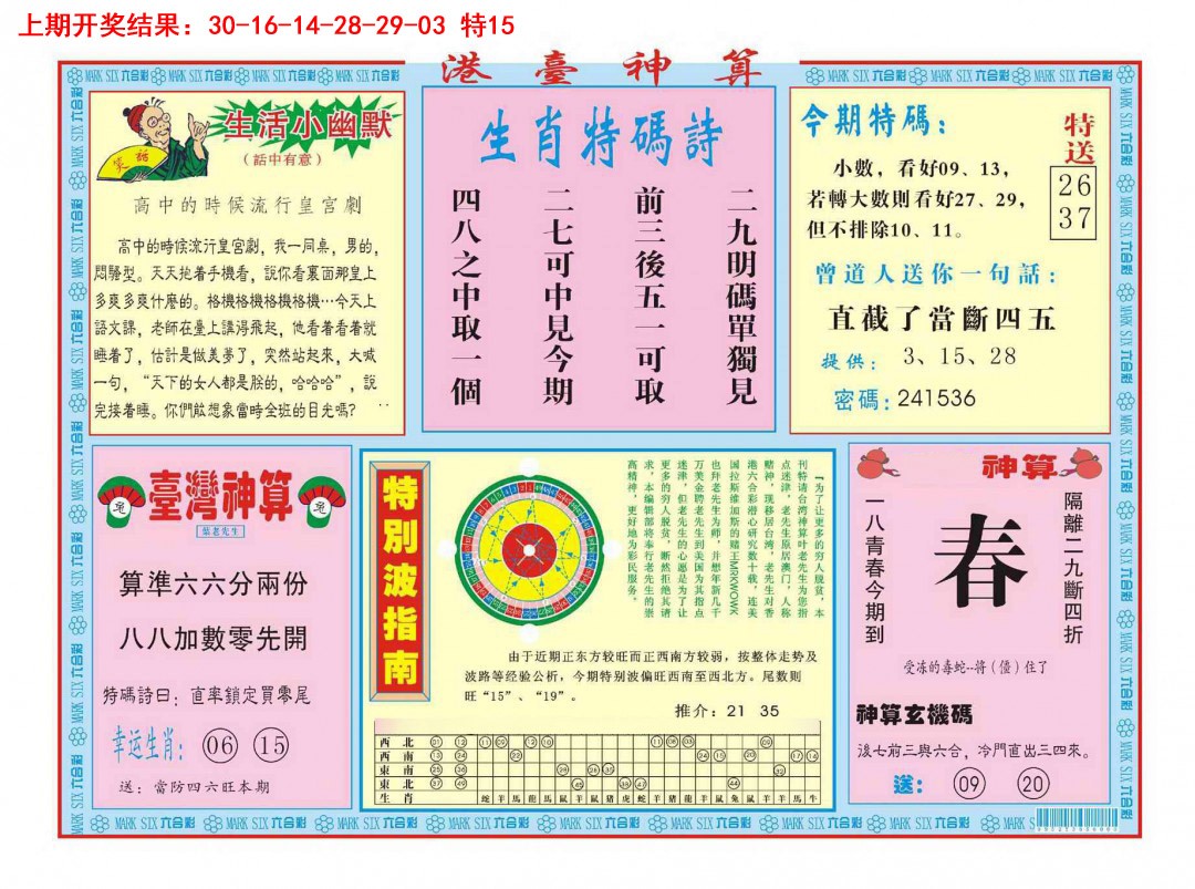 2025088期港台神算B
