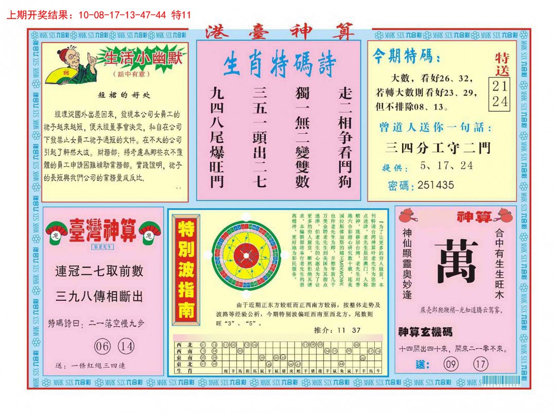 2025061期港台神算B