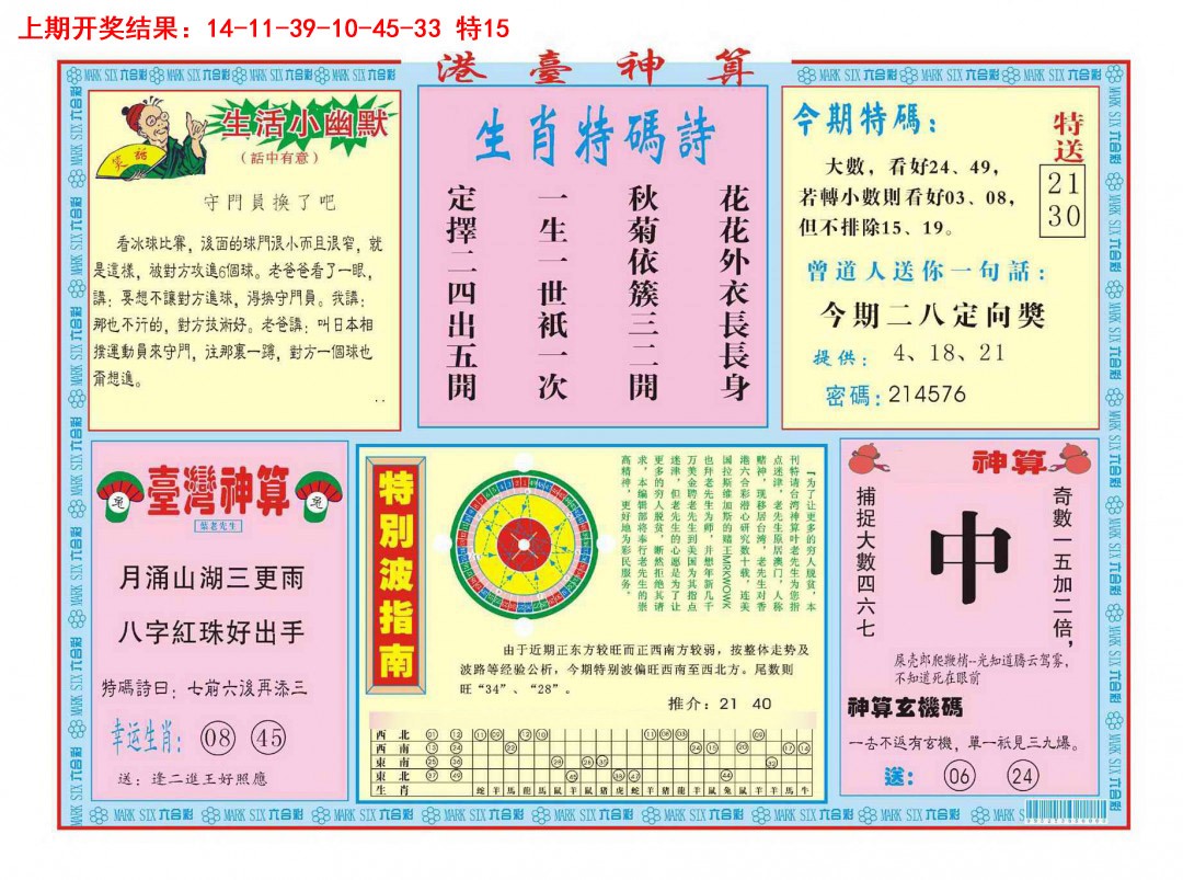 2025089期港台神算B