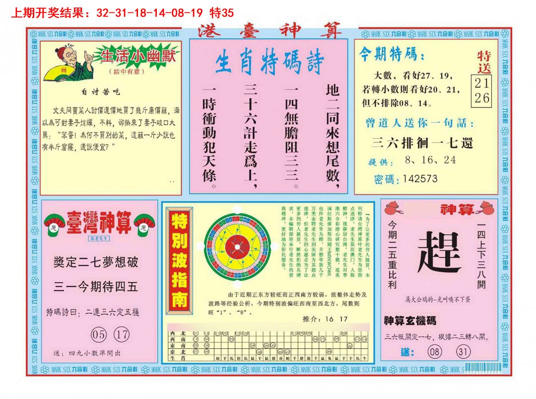 2025086期港台神算B