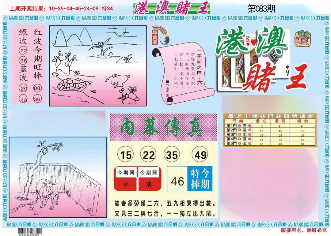 2025083期港澳赌王A