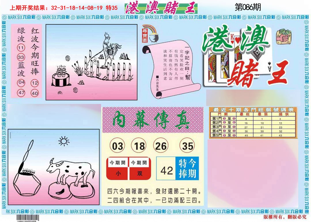 2025086期港澳赌王A