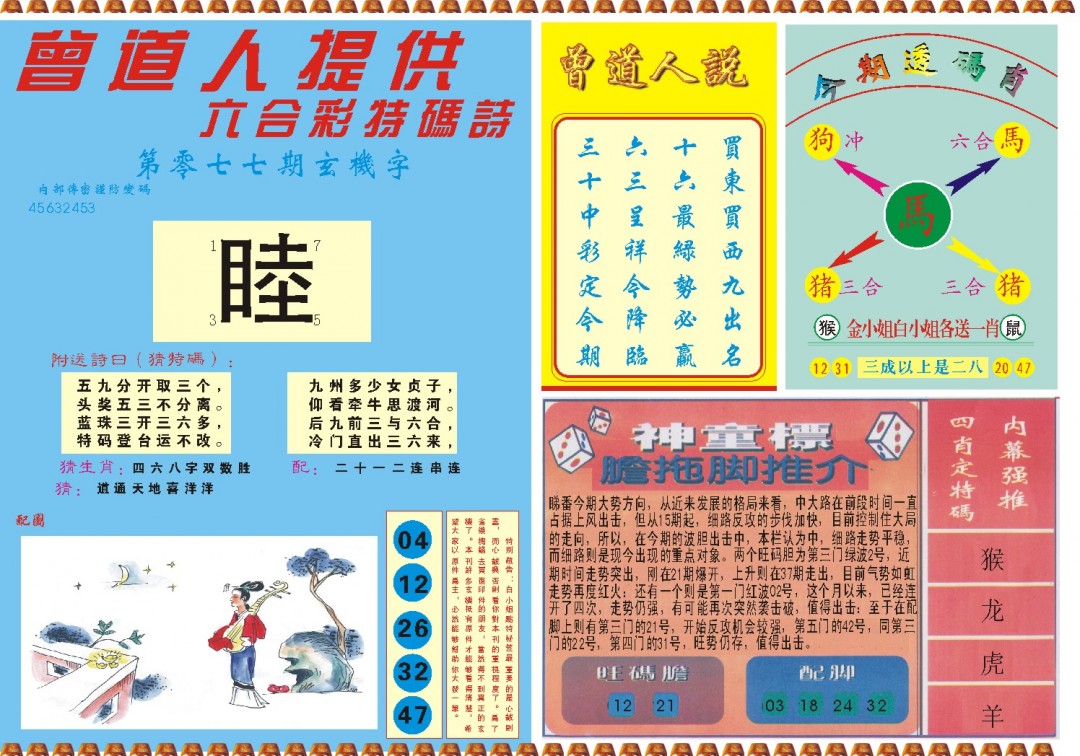 2025077期曾道人内幕B