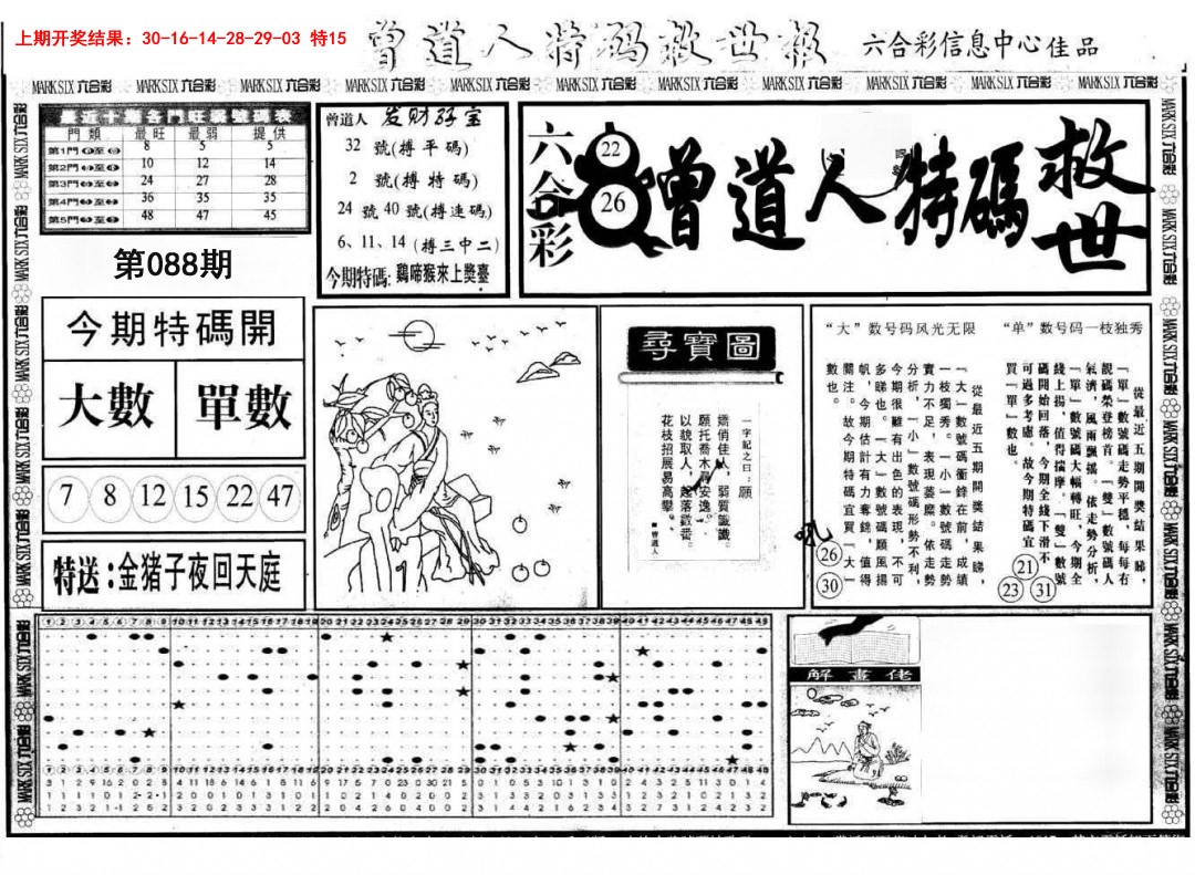 2025088期曾道人特码救世A