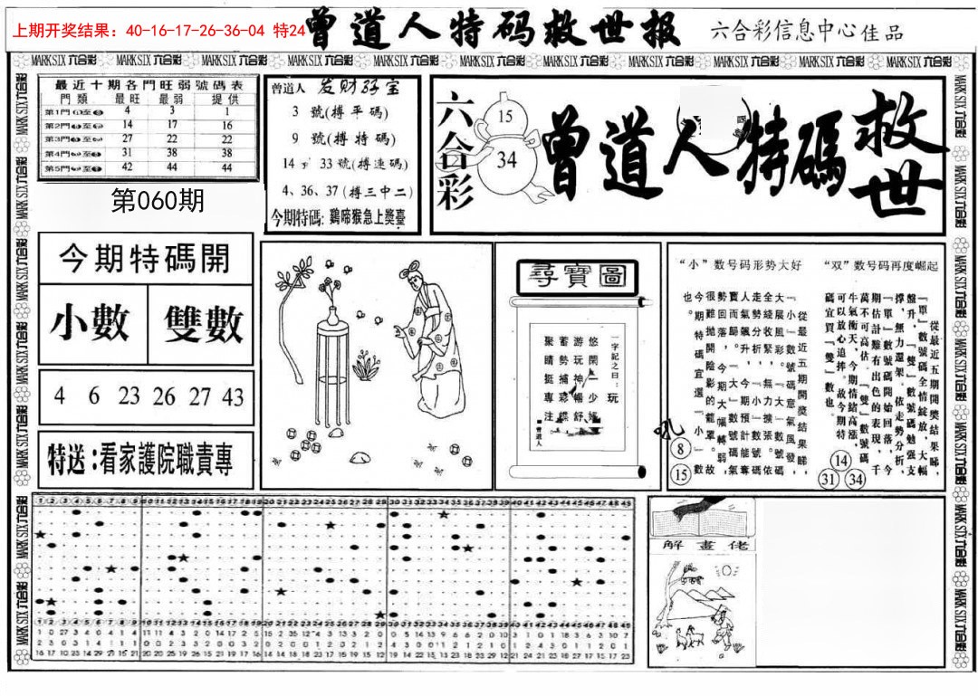 2025060期曾道人特码救世A
