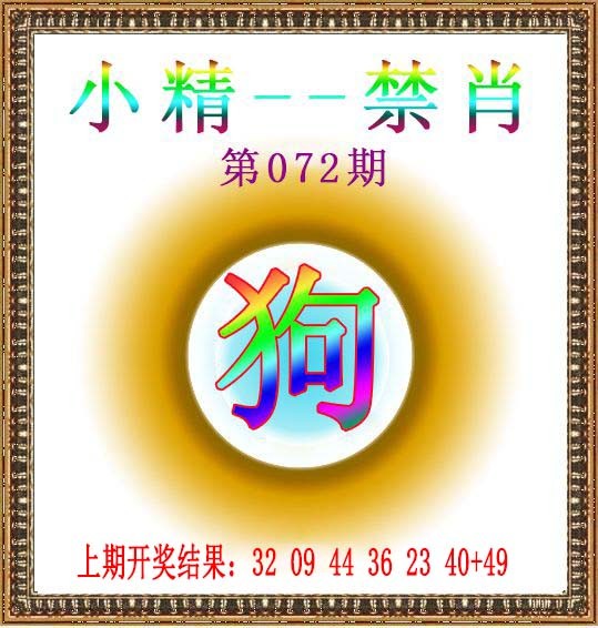2025072期小精禁肖