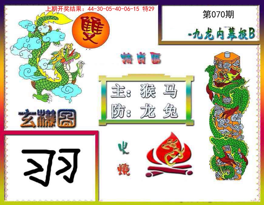 2025070期九龙内幕特肖图B